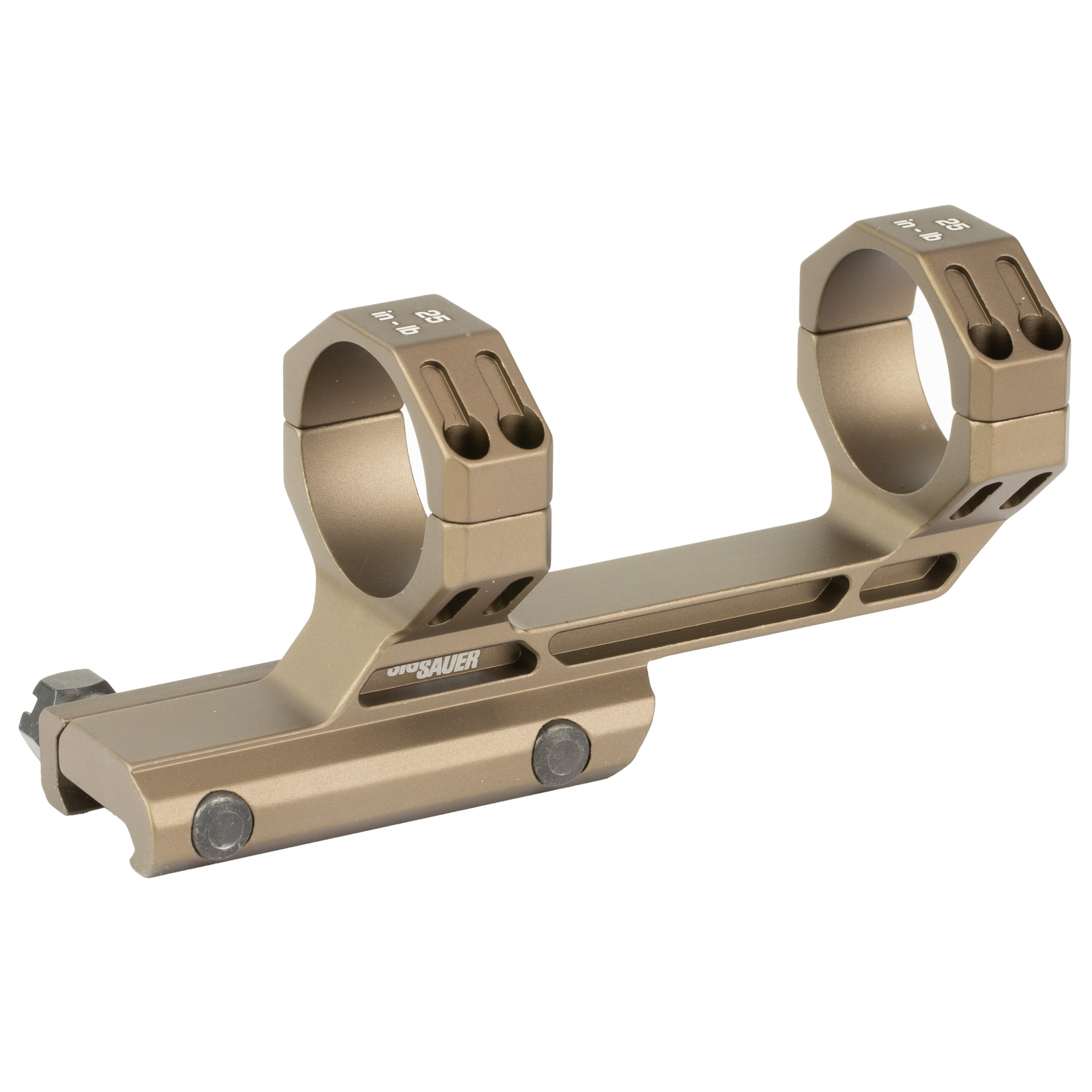 Sig Sauer Electro-Optics SOA20017 Alpha MSR Scope Mount/Ring Combo Coyote Brown Aluminum 34mm Tube