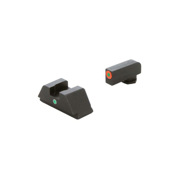 AmeriGlo i-DOT Sight Set Glock 42 43 43X 48 Tritium Square Notch
