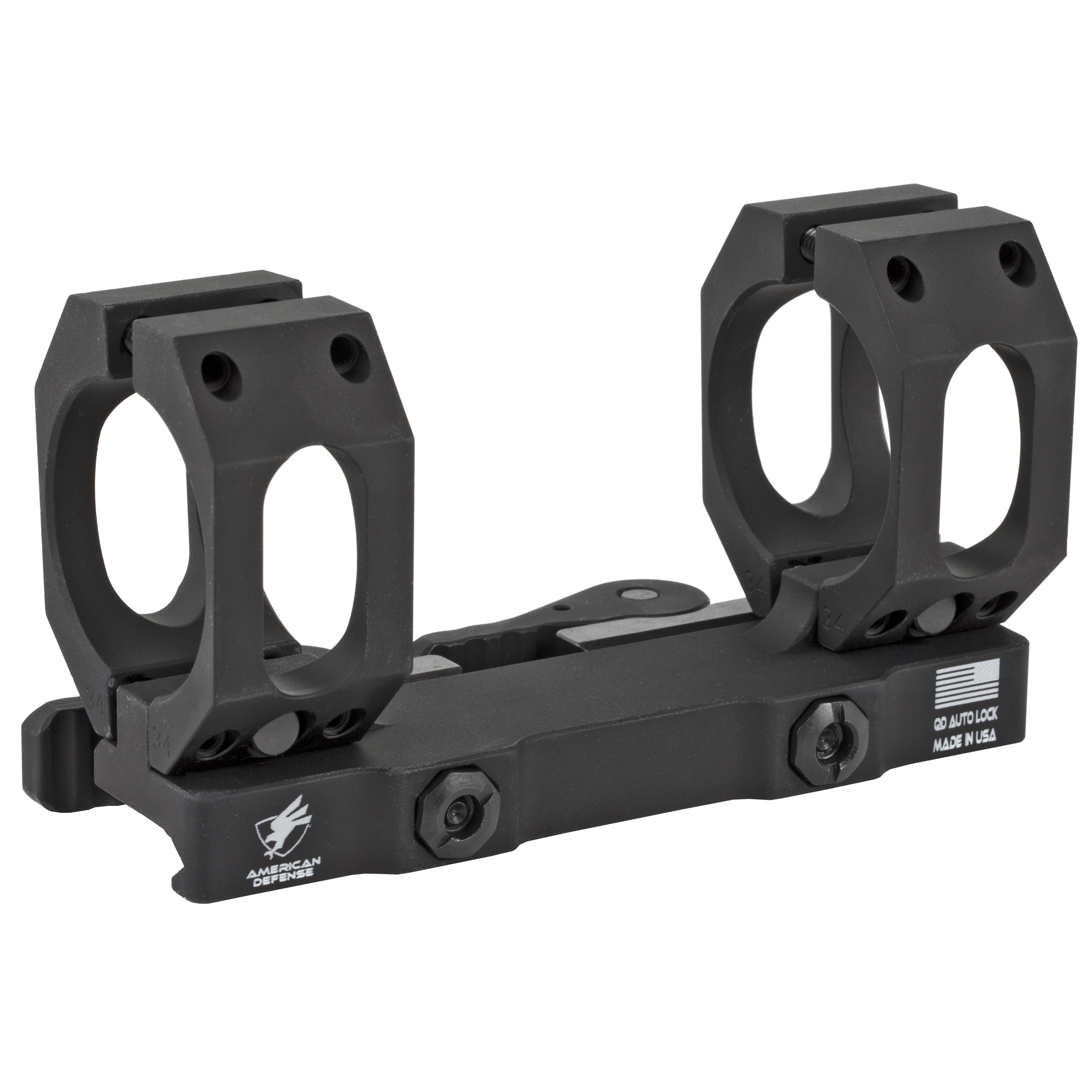 American Defense Manufacturing AD Recon SL 34mm Quick Release Scope Mount Picatinny Rails