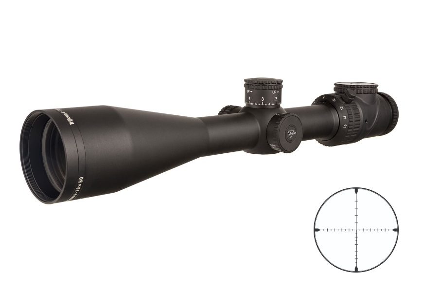 Trijicon AccuPoint 4-16x50 Mrad Ranging Crosshair Green Dot 30mm Mount 41-50mm Objective