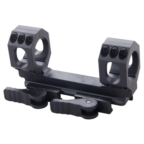 American Defense Manufacturing 1in 0 MOA Scope Mount Picatinny Universal Rifles Matte Finish