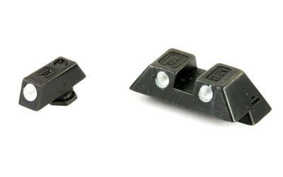 Glock Night Sight Set Rear 6.9mm Fits 10mm 45 Caliber Steel Green