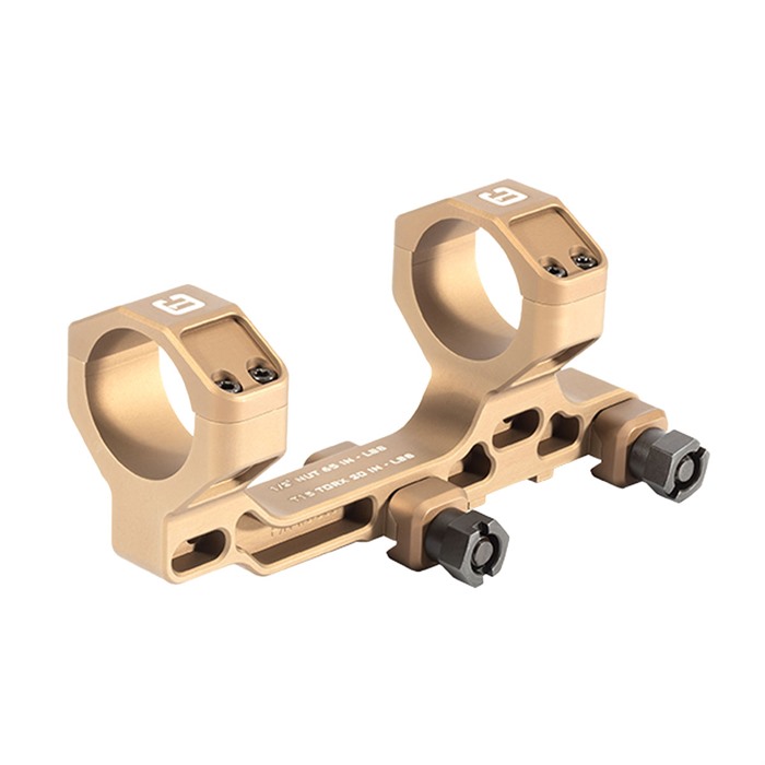 Badger Ordnance 34mm 1.70in 0 MOA Modular Mount Tan Picatinny