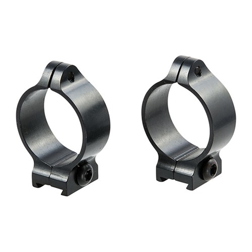 Talley Manufacturing 30mm Low Satin Blue Rings Fixed Scope Rings Low Height