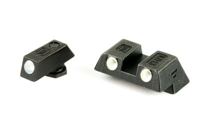 Glock Night Sight Set Rear 6.1mm Slim Fit Green for G42 G43 Models