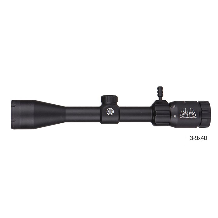 Sig Sauer Buckmaster 3-9x40mm SFP BDC .25 MOA 1'' Rifle Scope