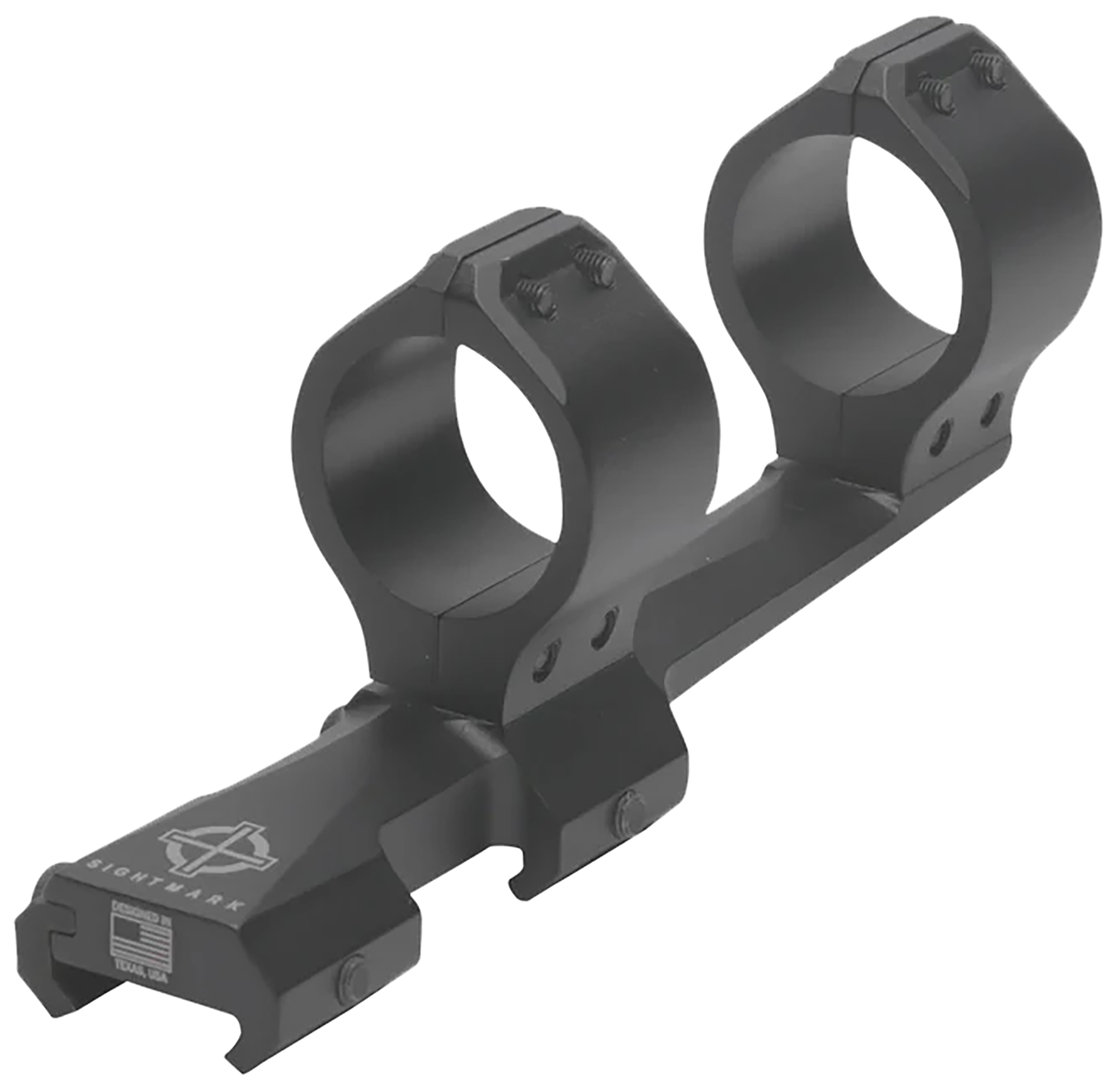 Sightmark Tactical 30mm Fixed Cantilever Scope Mount Ring Combo Picatinny 1Piece Base 5.98in