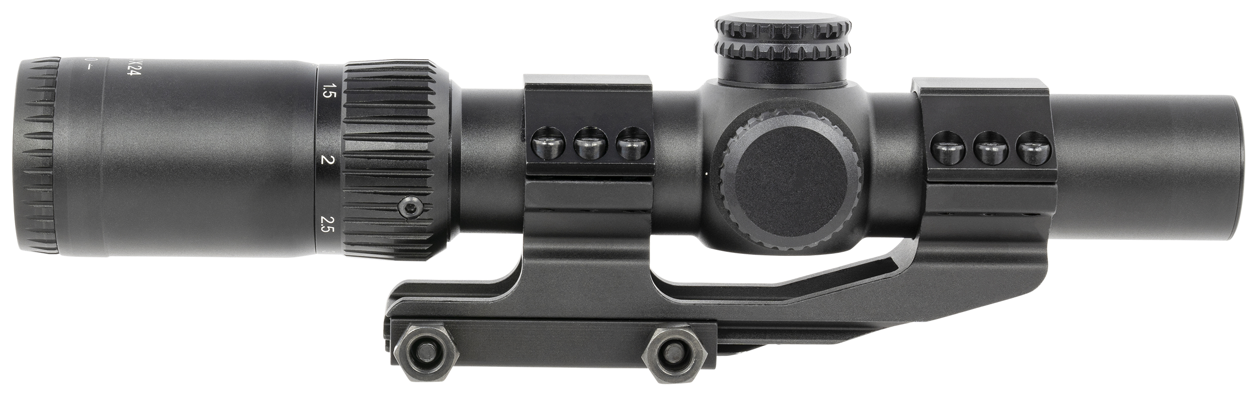 TacFire SC1424G2M 1-4x 24mm Illuminated Red Mil-Dot Scope
