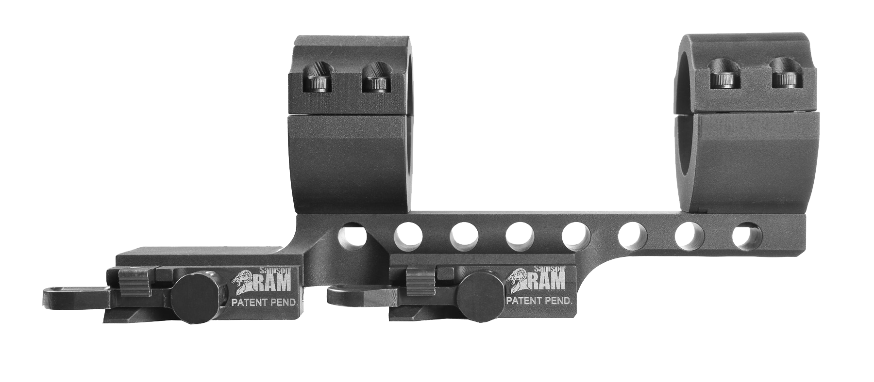 Samson DMR Scope Mount Ring Combo 30mm Picatinny Weaver Quick Release Offset Aluminum