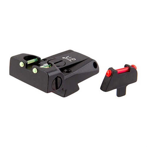 L.P.A. Sights Colt A1 70s Clones Fiber Optic Adjustable 3-Dot Sight