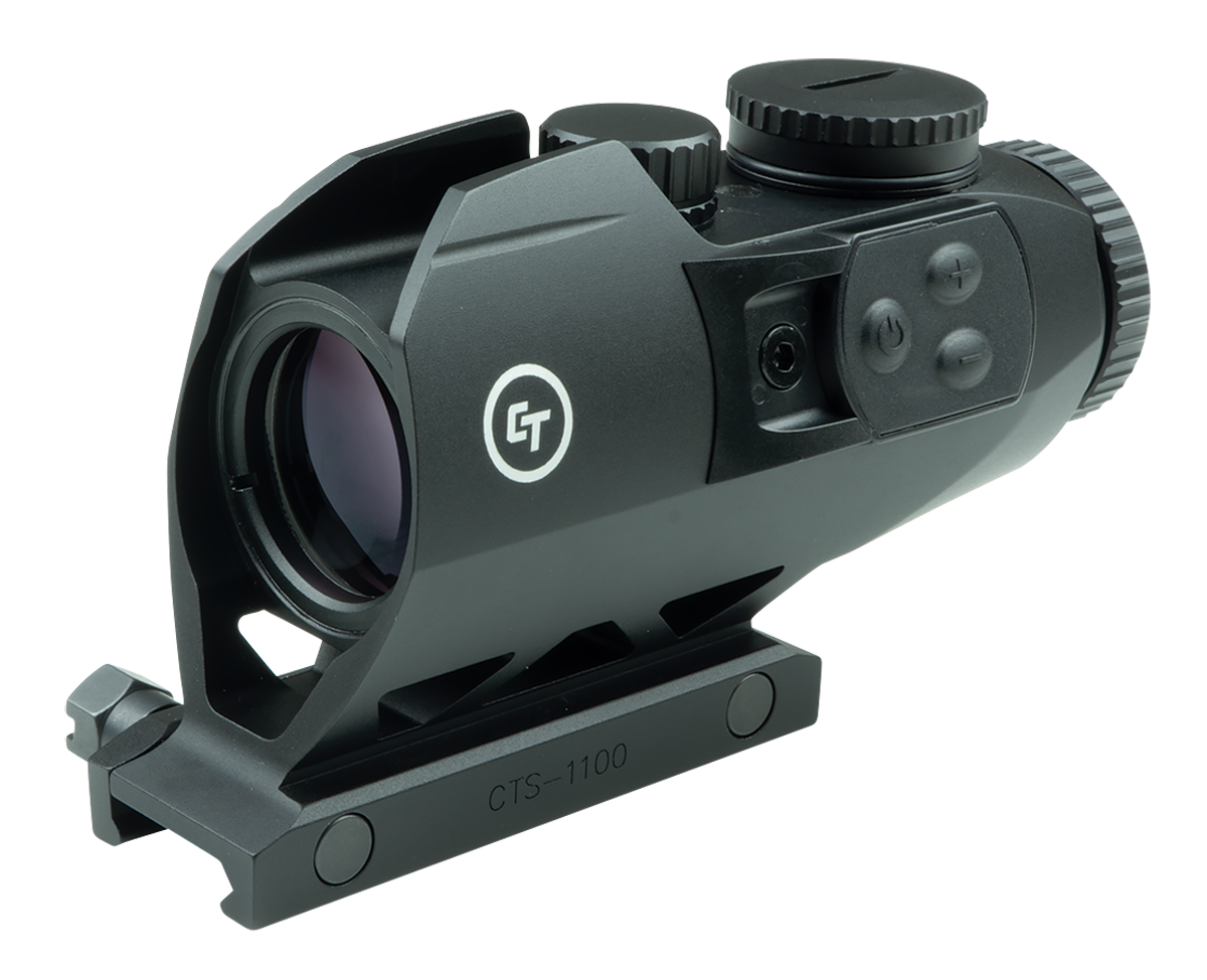 Crimson Trace CTS1100 Rifle Scope 3.5x 30mm Illuminated Hybrid BDC Reticle Red for Rifles and Carbines