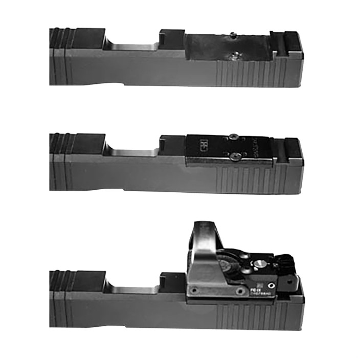 C&H Precision Rmr Footprint Slide Adapter Plate 6-32 Holes for Other Optics