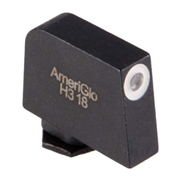 AmeriGlo Glock Front Sight Green White Outline Tritium .350 Height .125 Width