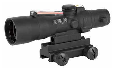 Trijicon ACOG 3x30 Red Chevron 223 Matte Rifle Scope 30mm Mount
