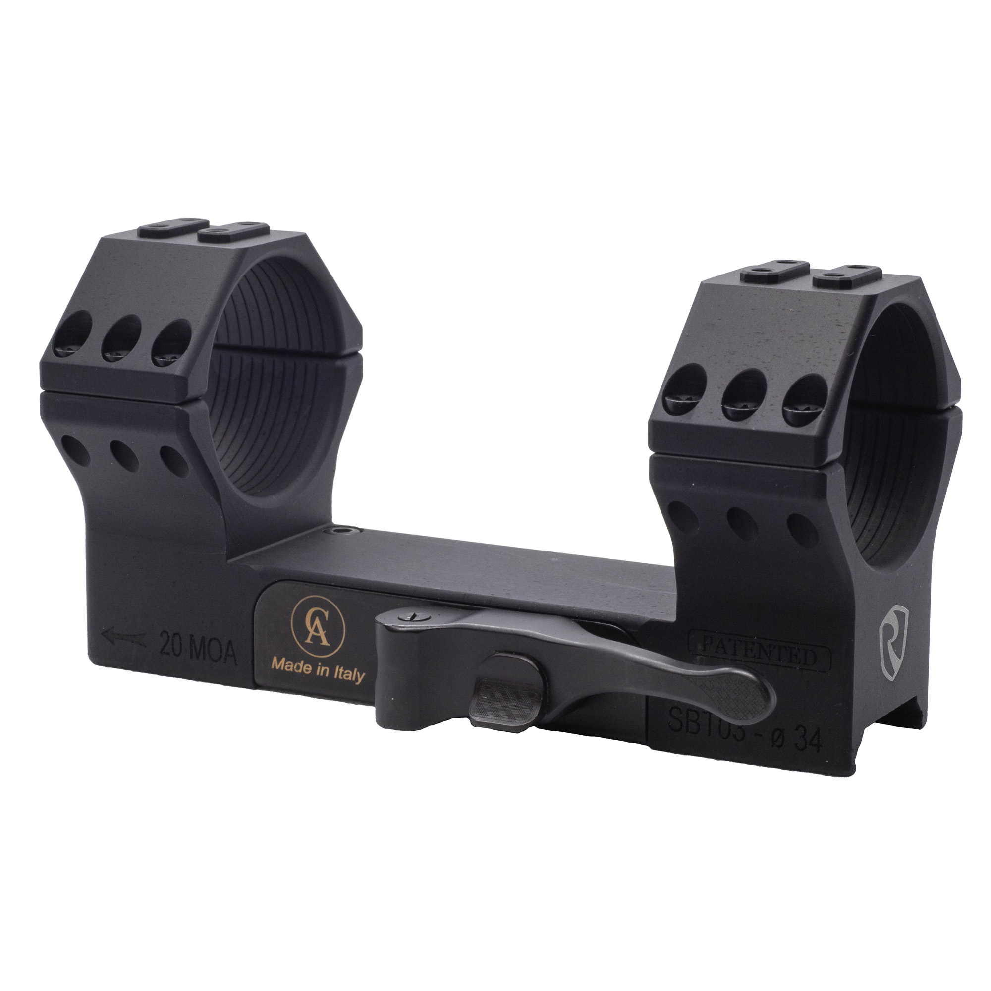Riton 30mm Picatinny QD Mount 0 MOA Contessa Rings