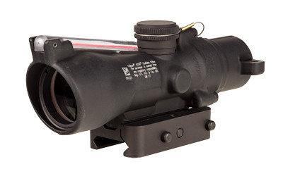 Trijicon Acog 3x24 Low Red Chevron Blem 1 Inch Mount Rifle Scope