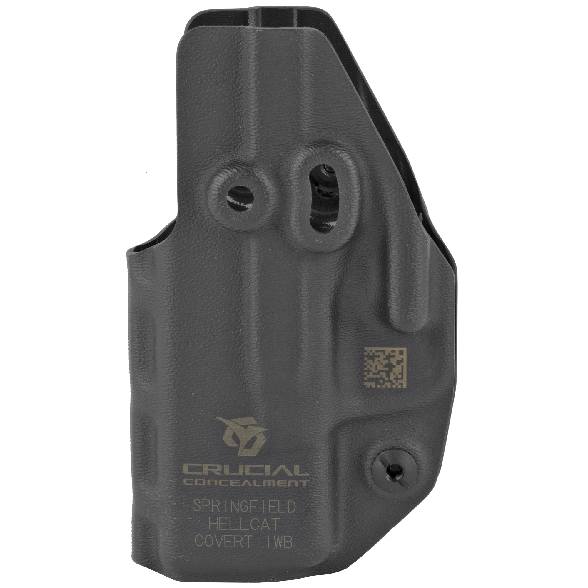 Crucial Concealment Covert IWB Holster for Springfield Hellcat Black Ambi