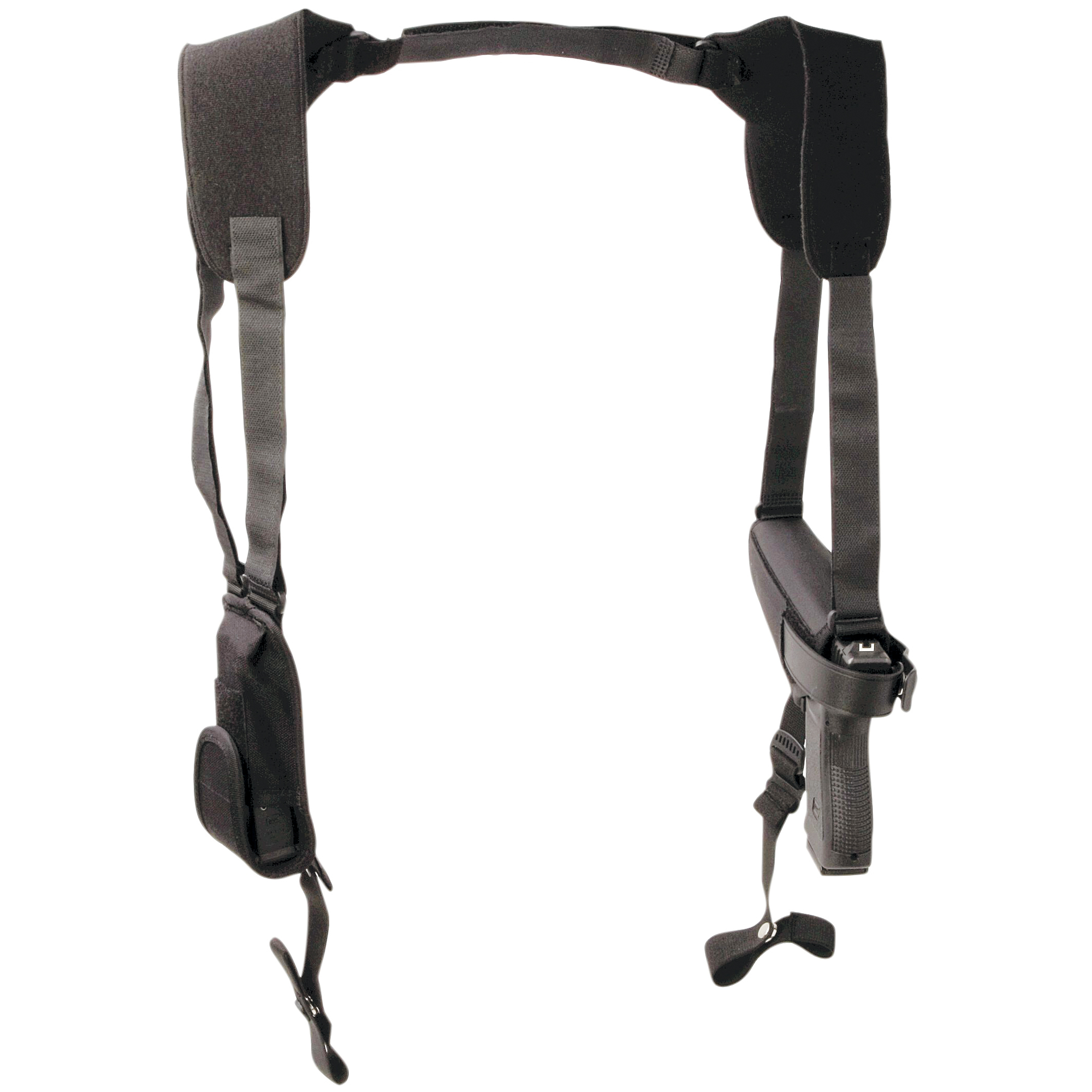 Uncle Mike's Pro-Pak Horizontal Shoulder Holsters Fits 3.75-4.5" Large Autos