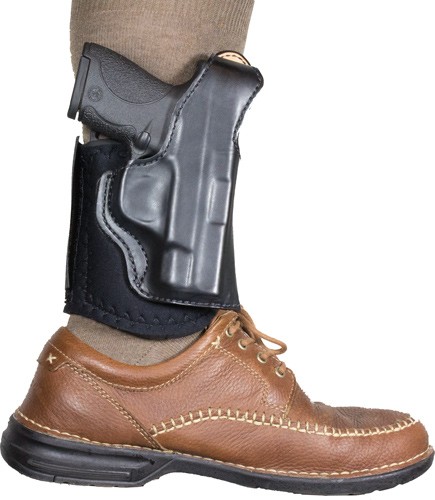 DeSantis #014 Die Hard Ankle Rig Holster for Glock 26/27/33 Black RH