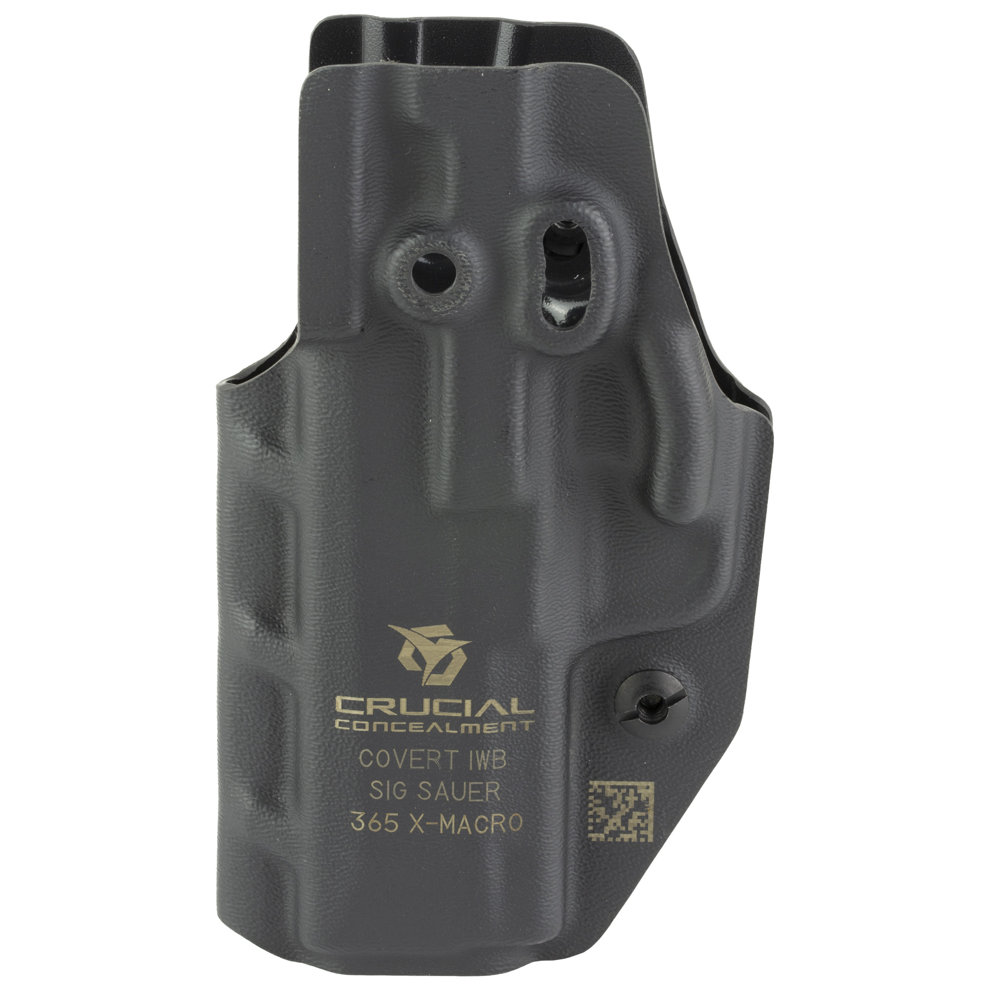 Crucial Concealment Covert IWB Holster for Sig Sauer P365 X-Macro Black Ambi