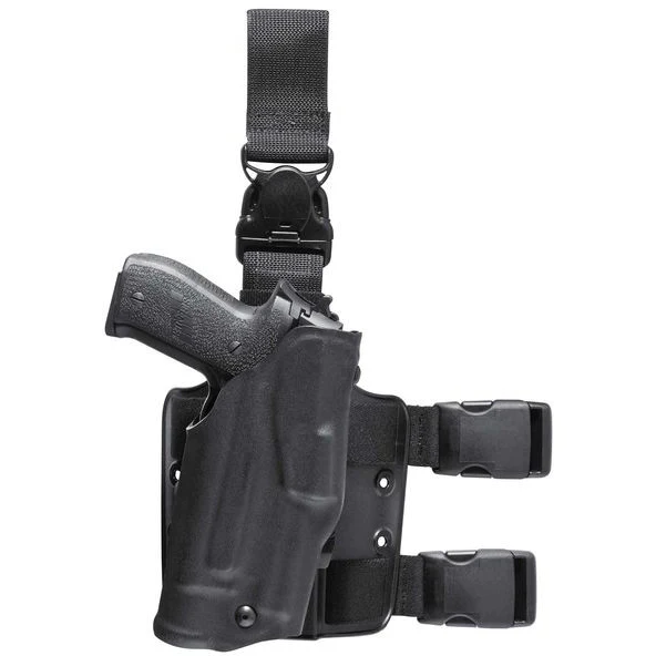 Model 6355 ALS Tactical Holster with Quick-Release Leg Harness for Glock 17 Gens 1-4 w/ Light - 1126976