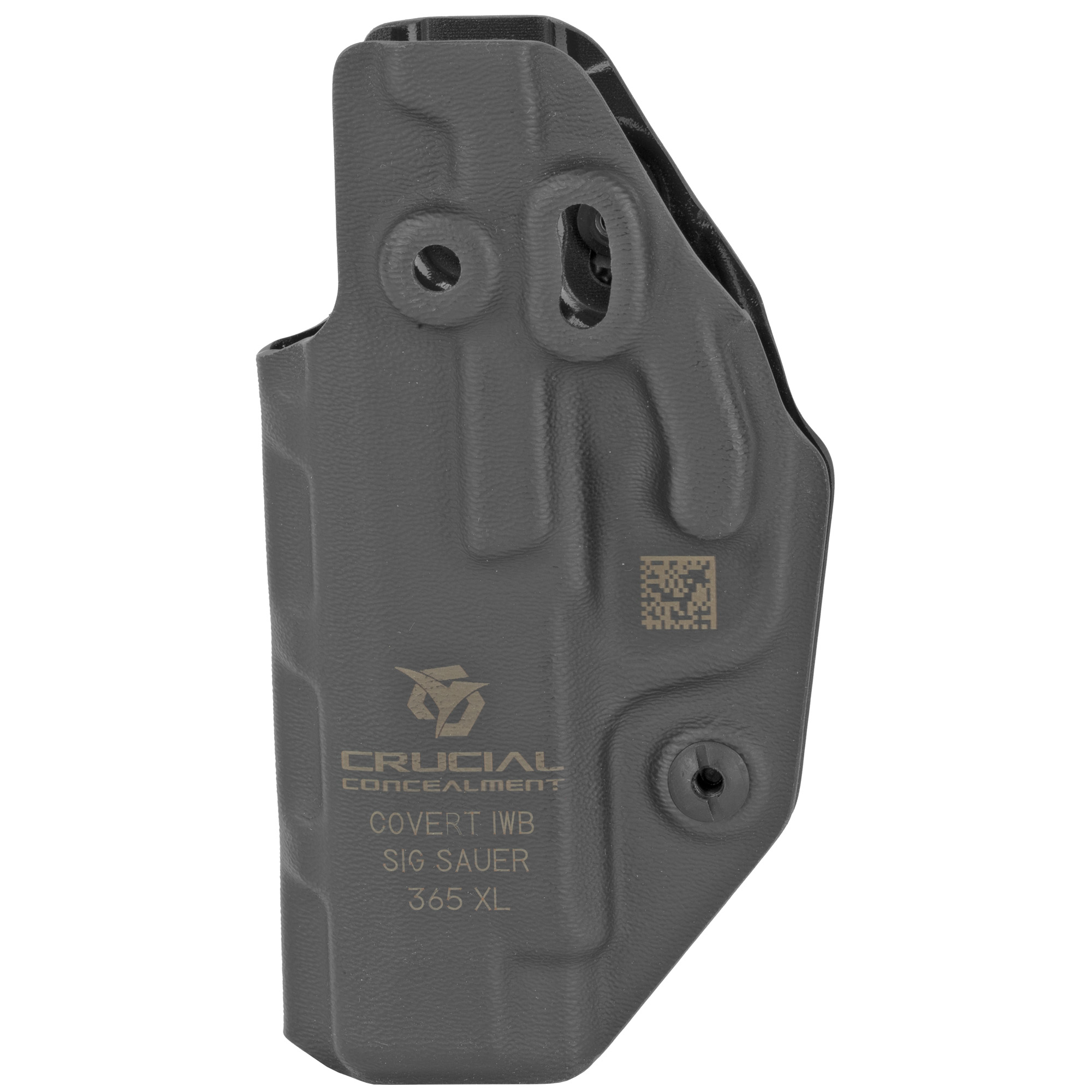 Crucial Concealment Covert IWB Holster for Sig Sauer P365 XL Black Ambi