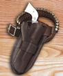 Hunter Leather 4" - 5 1/2" Single Loop Single Loop Antique Brown