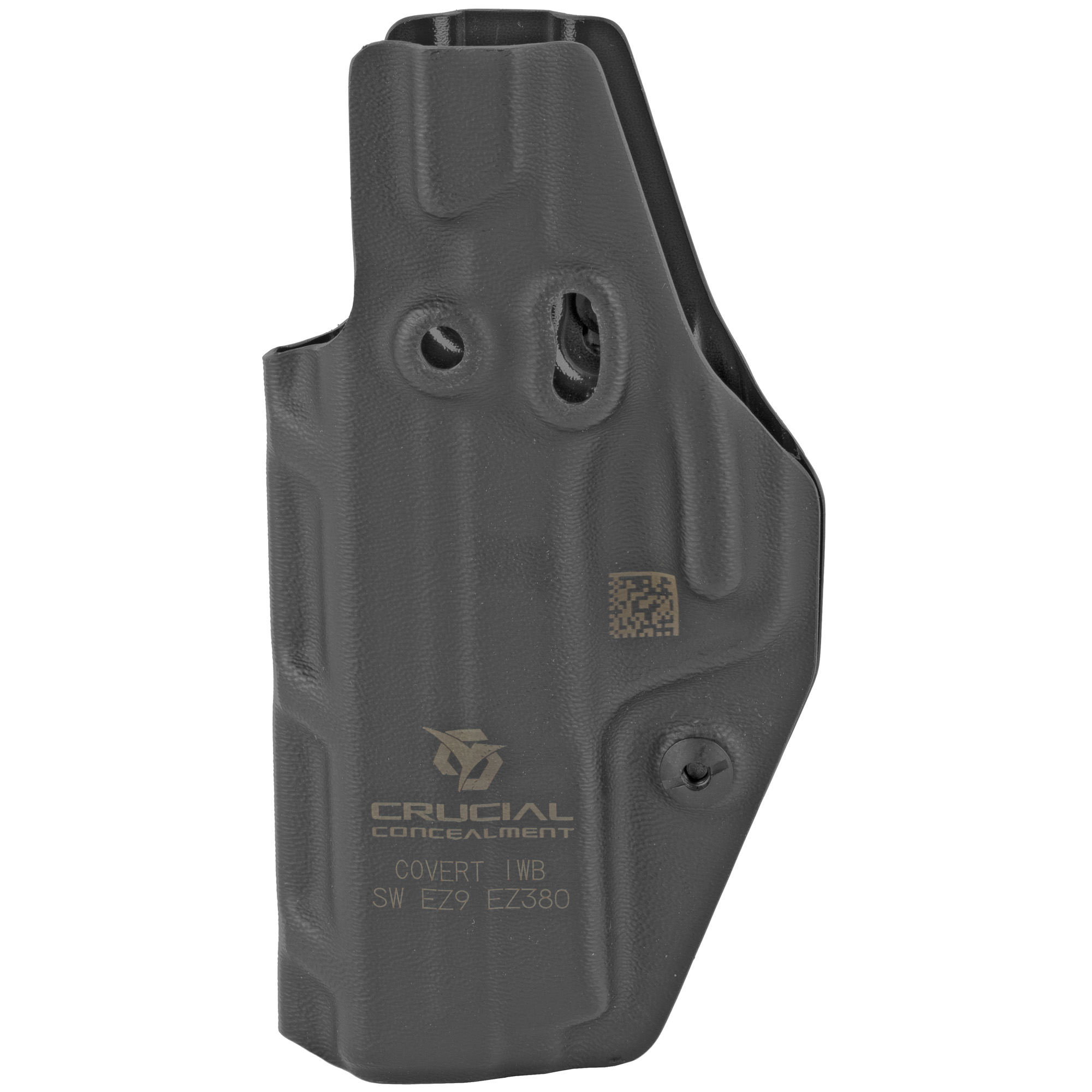 Crucial Concealment Covert IWB Holster for S&W EZ-9/EZ .380 Black Ambi