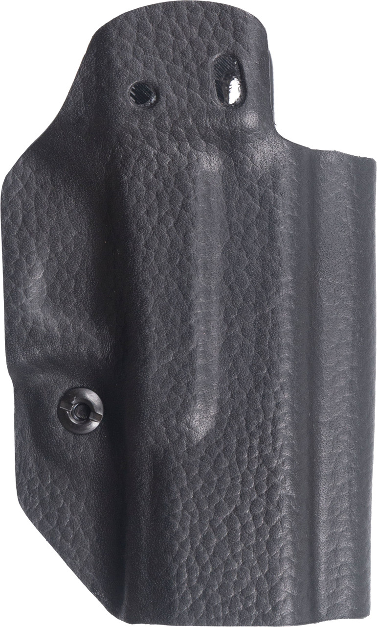 Mission First Tactical Leather Hybrid IWB/OWB Holster for Glock 19/23/44/45 Black Ambi