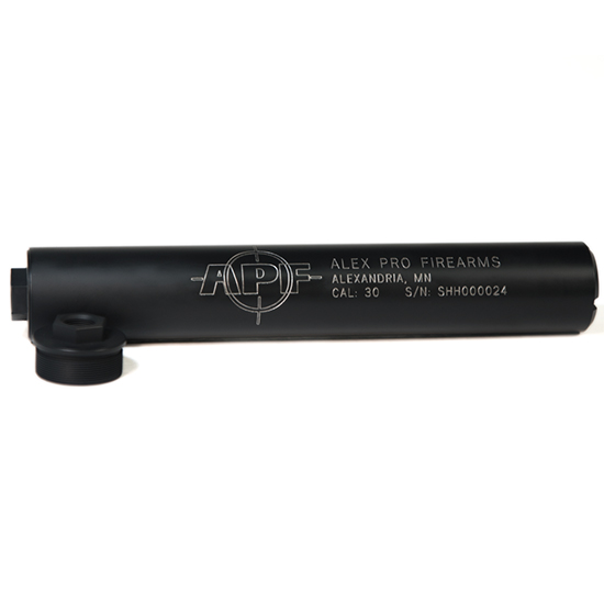 Alex Pro Firearms APF Silencer 30cal Titanium 7.62x51mm 5/8x24 Direct Finish