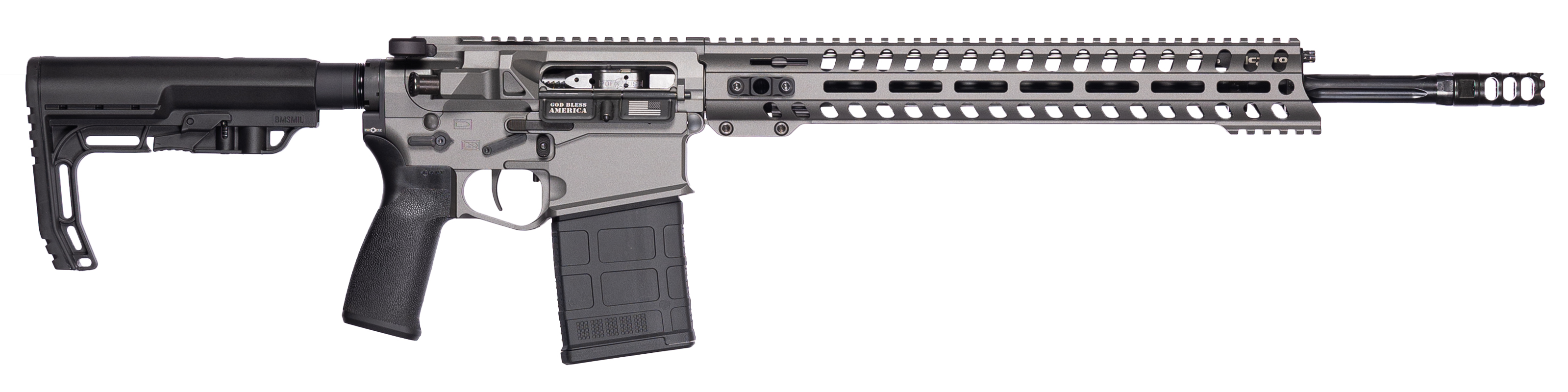 Patriot Ordnance Factory Revolution Di 7.62x51mm NATO 18.5in Tungsten Cerakote 10rd