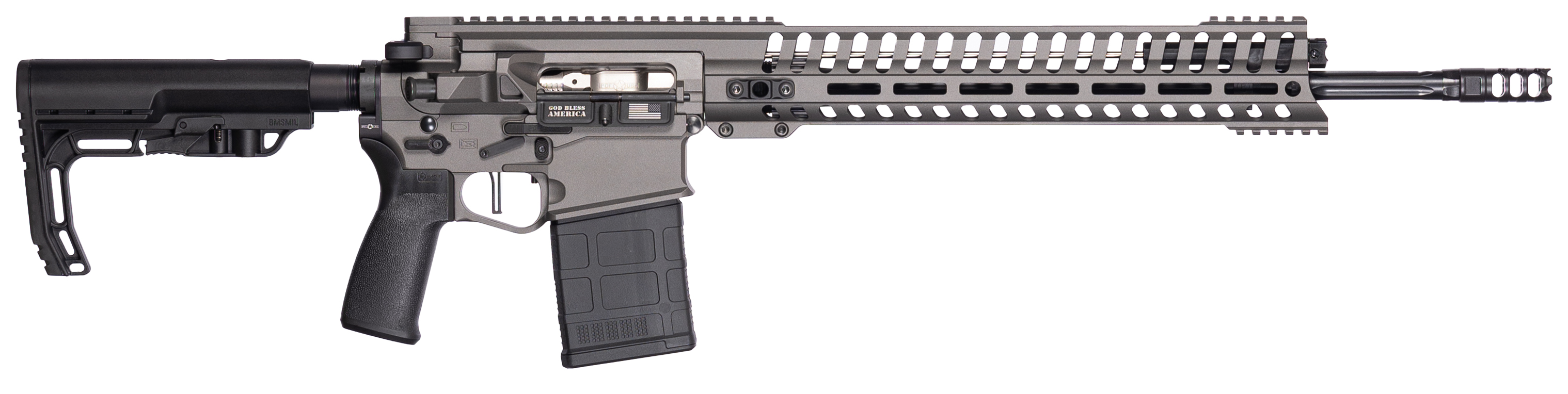 Patriot Ordnance Factory Revolution 7.62x51mm NATO 18.5in 1:10 Tungsten Finish