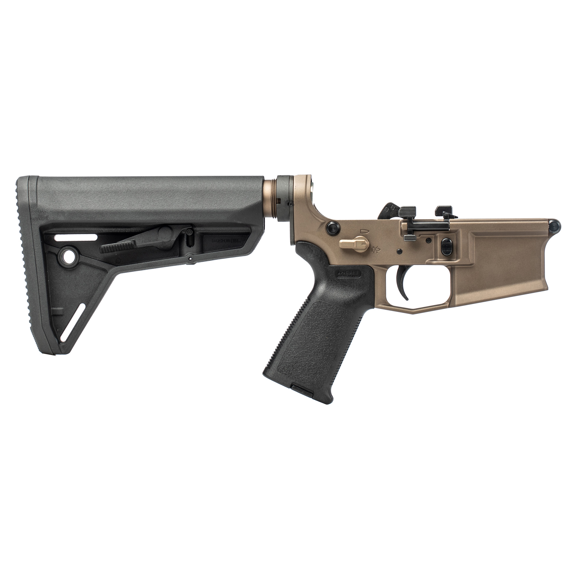 Aero Precision M4E1 Pro Multi Caliber Receiver AR15 Lower Magpul K2+ Grip Gray