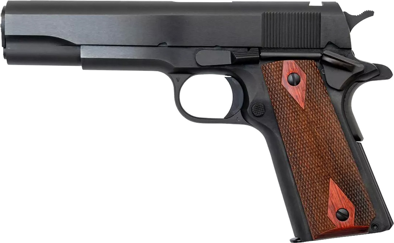 Colt 1911 Government 45 ACP 5 in 7-Round Blue Blued Steel Double Diamond Grips