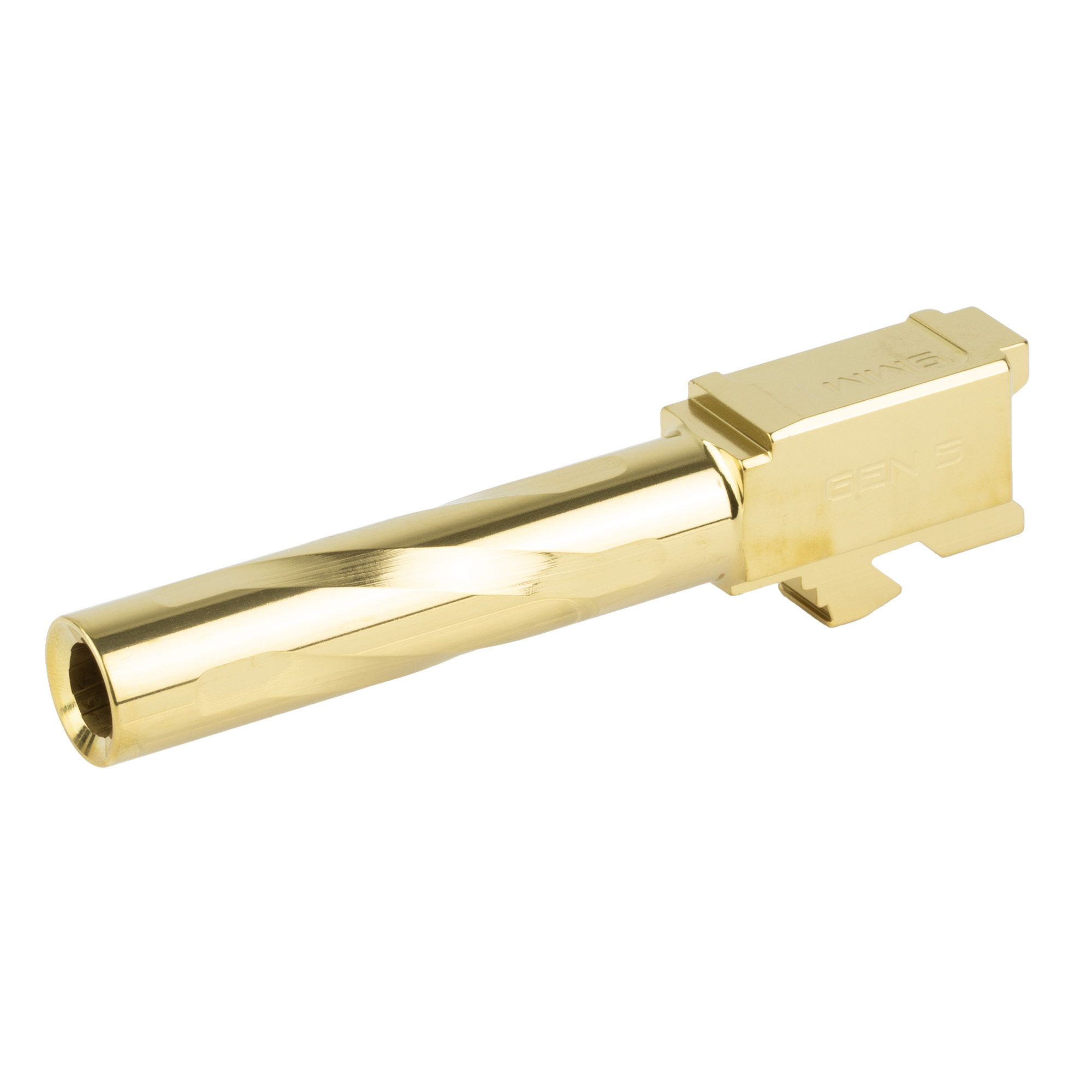 Zaffiri Precision Glock 19 Gen 5 Barrel Flush Crown TiN 9mm 416R