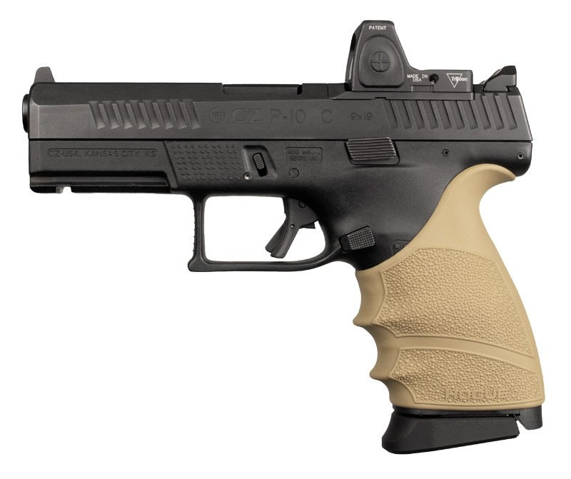 Hogue HandAll Beavertail Grip Sleeve for CZ P-10 C Cobblestone TPE