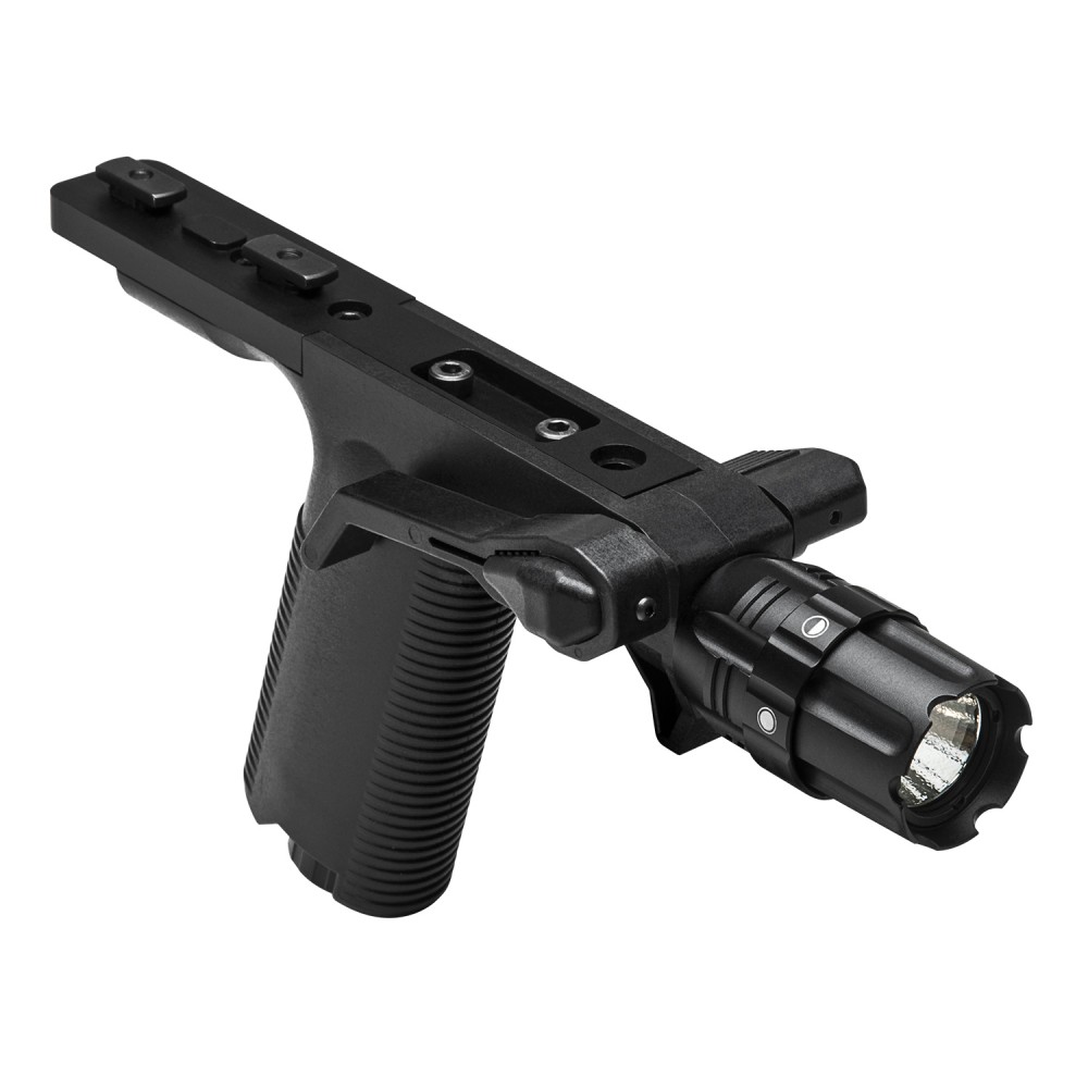 Ncstar Vert Grip with Strobe FlashLight M-LOK Ambidextrous Switch 3W 250 Lumen