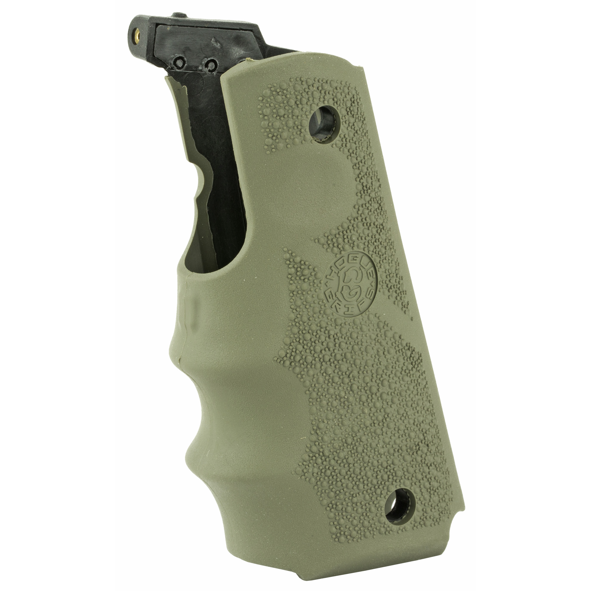 Hogue Le Grip Colt Government Rubber Olive Drab Green Laser Compatible