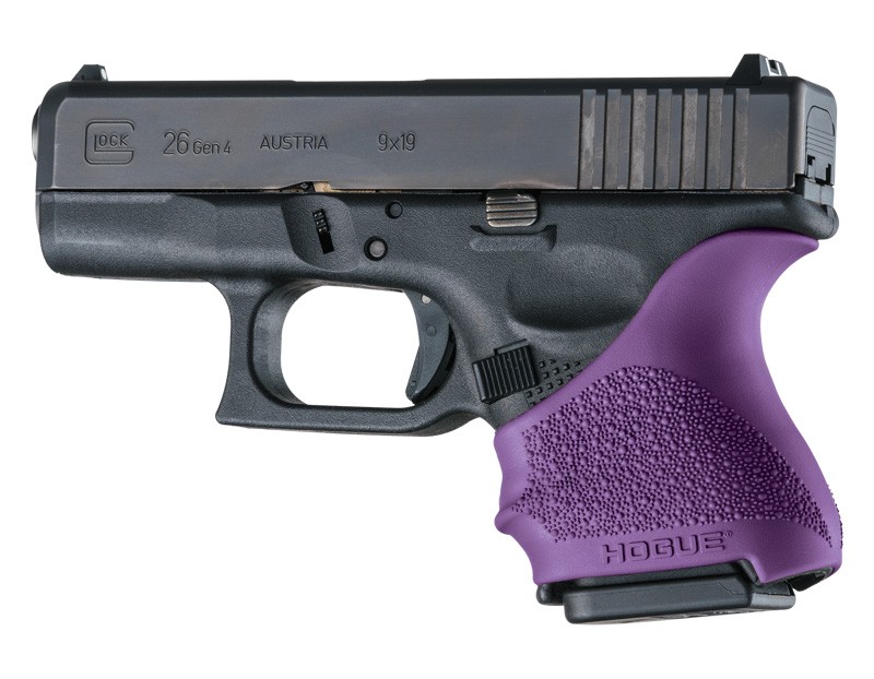Hogue Handall Beavertail Grip Sleeve for Small Pistol Grips Single Finger Groove