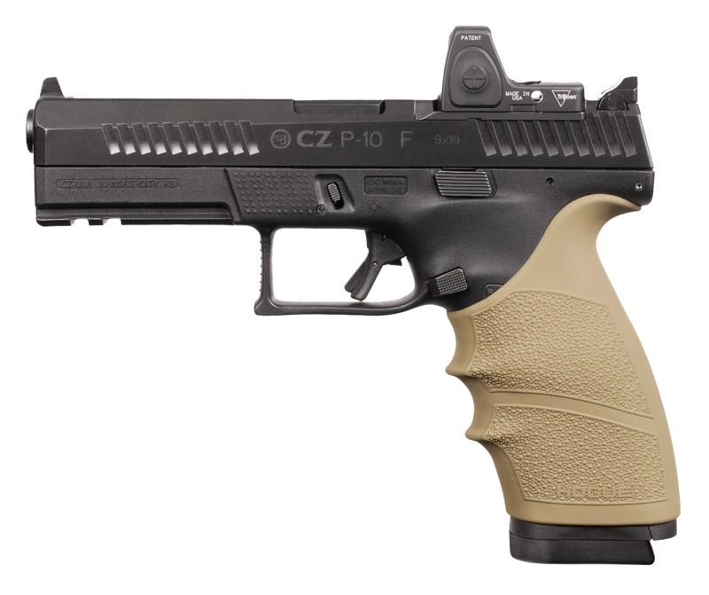 Hogue Handall Beavertail Grip Sleeve Cz P-10 F Cobblestone Texture