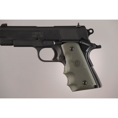 Hogue Officers Model Rubber Grip Handgun Ergonomic Finger Grooves