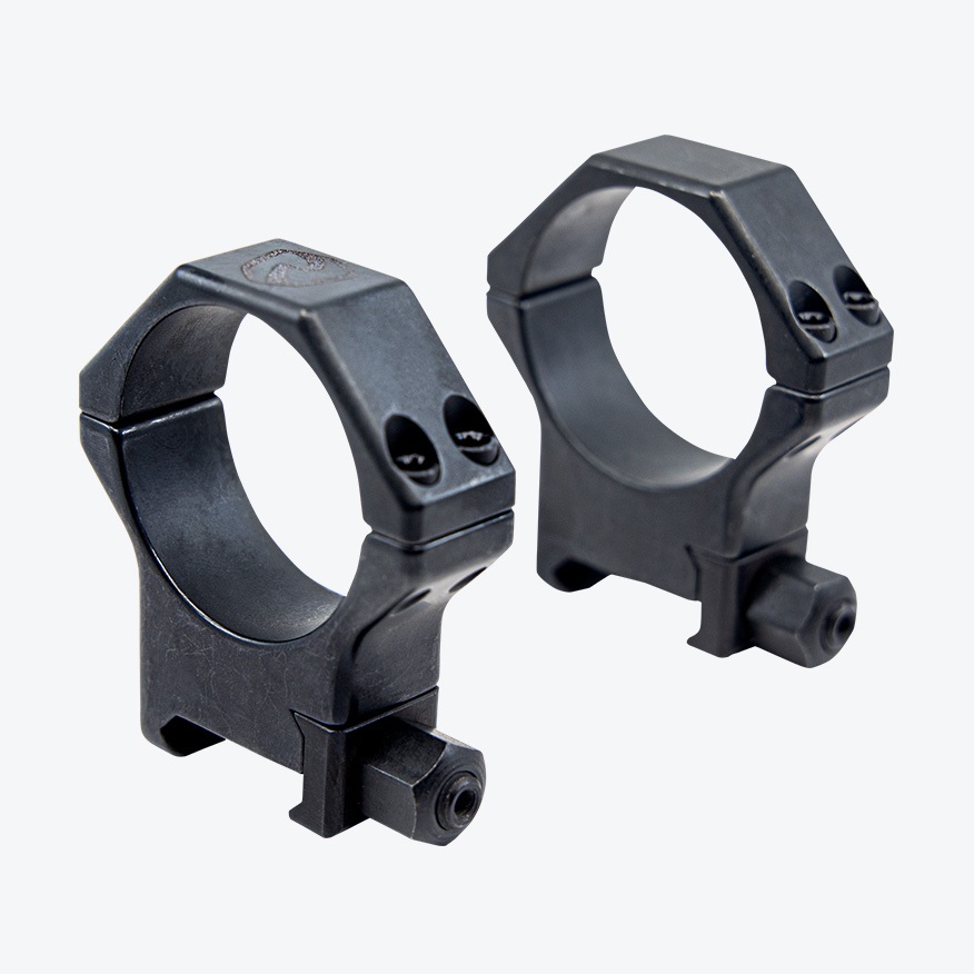Riton Hardened Steel Ring Set 30mm 12mm Scope Rings