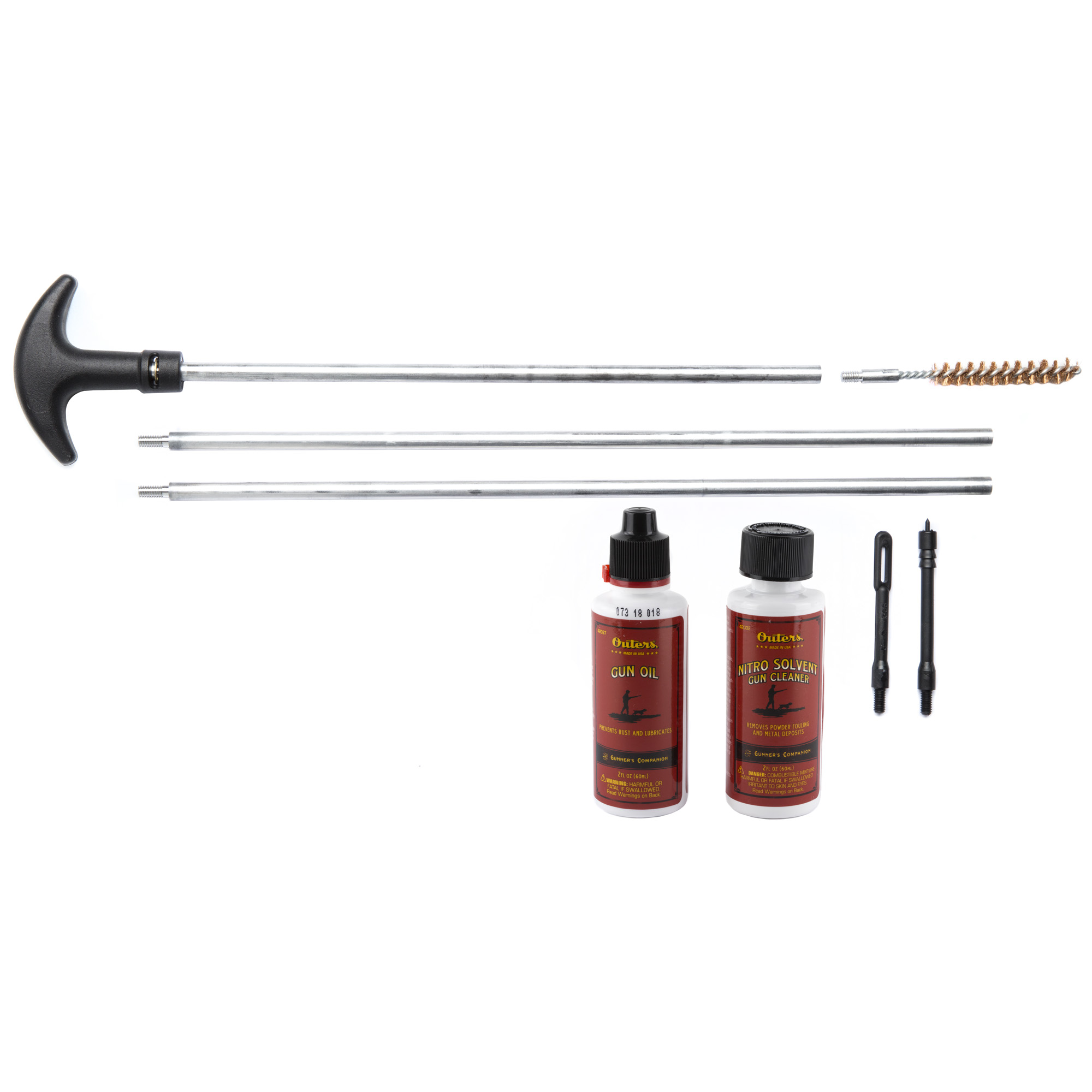 Outers 96223 Aluminum Rod Rifle Kit 30/300/3006 Cal Rifle (Clam Pack)