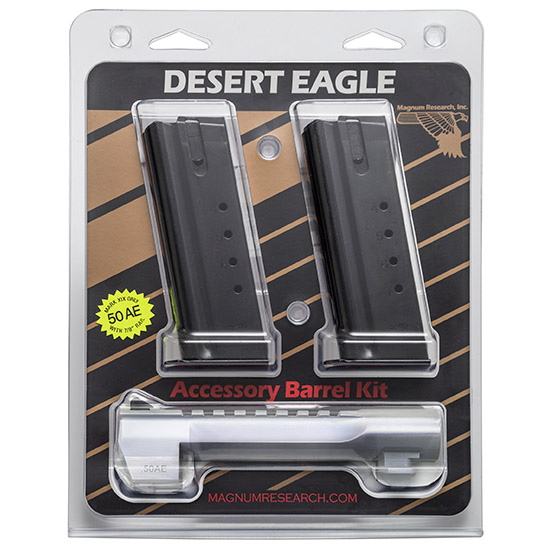Magnum Research Mr Bbl Desert Eagle 50AE 6 Brushed Chrome Barrel Magazines