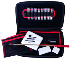 Winchester Pistol Soft Side Cleaning Kit 22 Piece with Brass Rods and Brushes