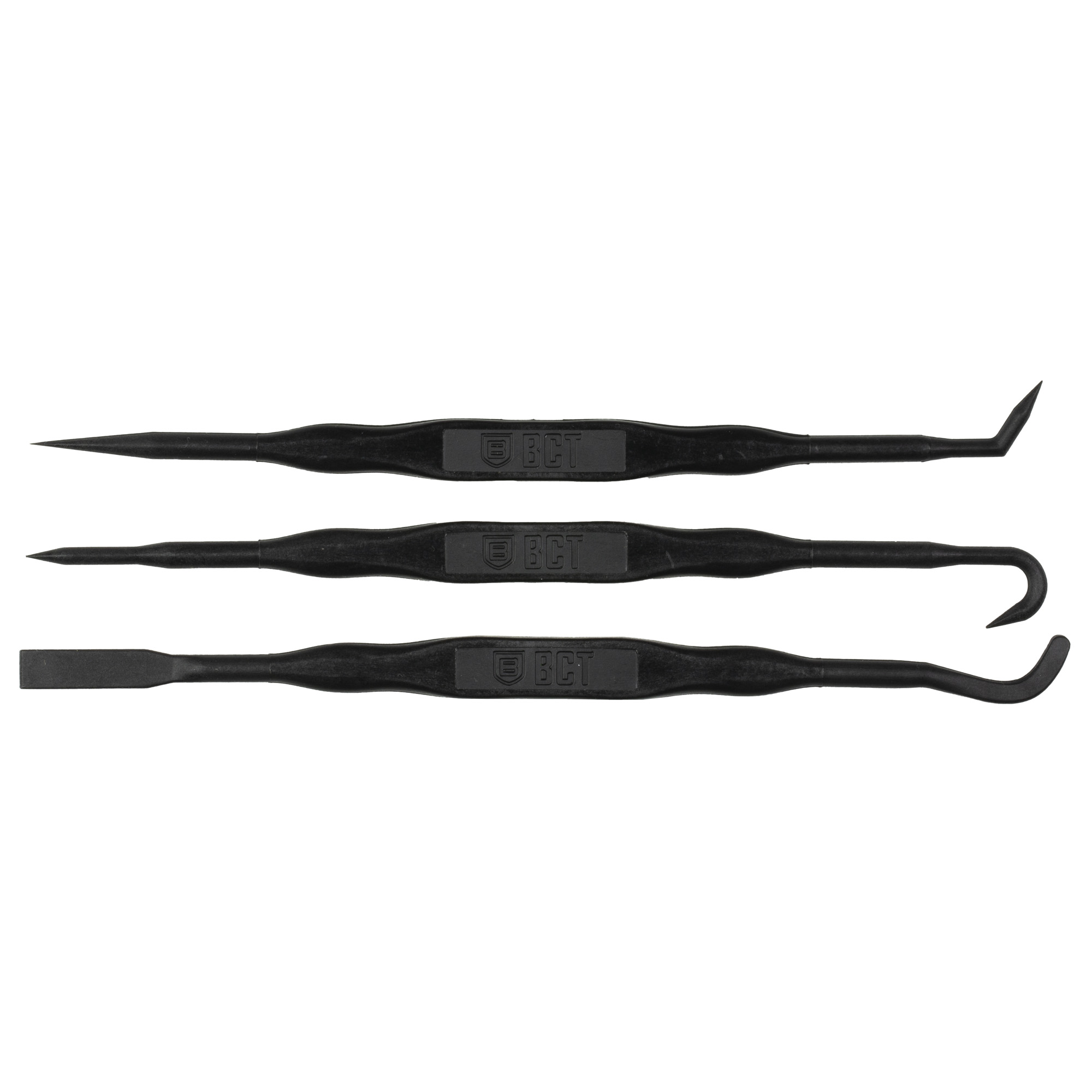 Breakthrough Clean BTFRPP-3PK Double Ended Fiber Picks Black Firearm Universal Cleaning Carbon Build-up from Grooved Areas 3 Pack