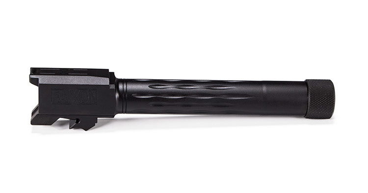 Faxon Firearms Match Sig P320 Compact Flame Fluted Barrel 416R Threaded Nitride