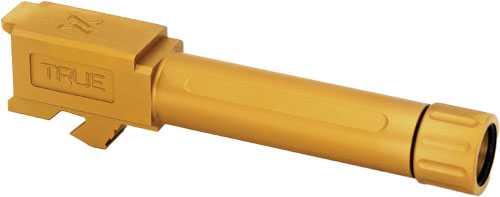 True Precision Glock 26 9mm Gold Threaded Barrel Suppressor Ready