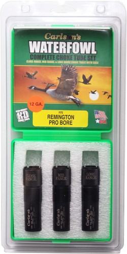 Carlson Waterfowl Extended Choke Tube 12 Gauge Stainless Rem Pro Bore