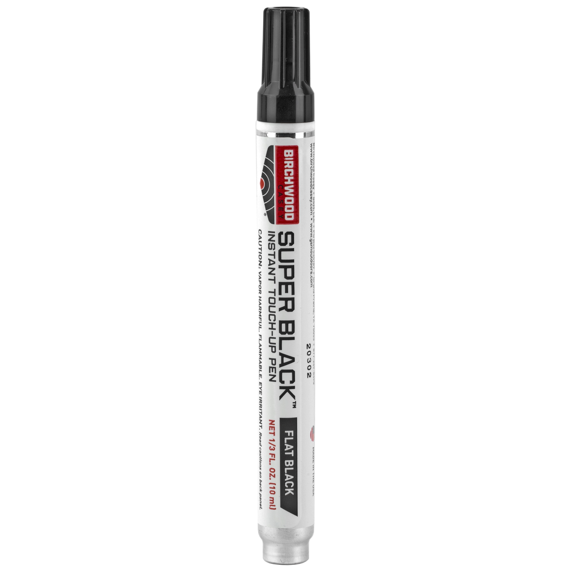 Birchwood Casey 15112 Super Black Touch-Up Pen Flat Black 1/3 oz.